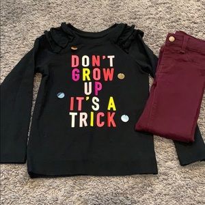 Girls swear and pants outfit